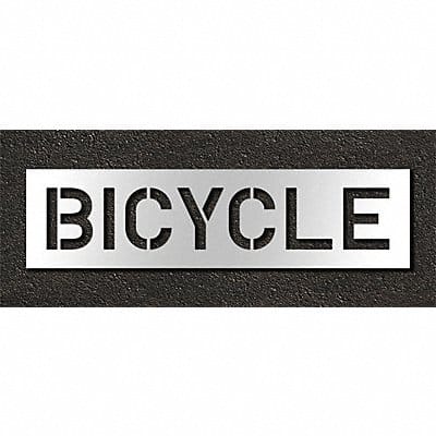 Pavement Stencil Bicycle 10 in