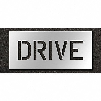 Pavement Stencil Drive 6 in