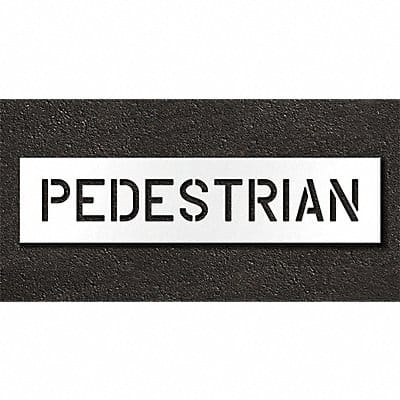 Pavement Stencil Pedestrian 6 in