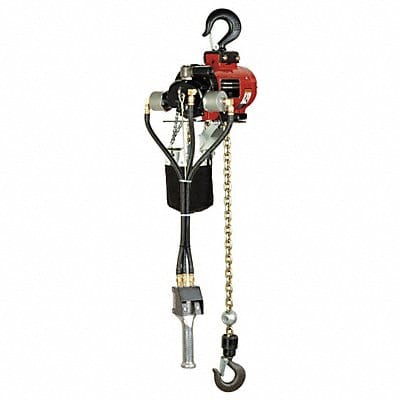 Air Chain Hoist 1100 lb Cap. 10 ft Lft