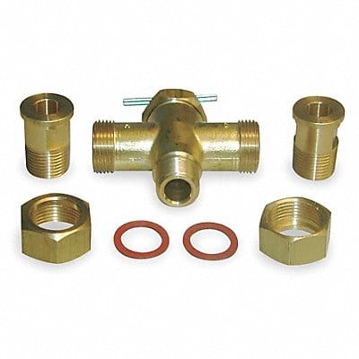 Manual Mixing Valve Brass 3-1/4in