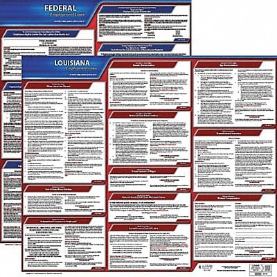 Labor Law Poster Kit LA English 27 in W