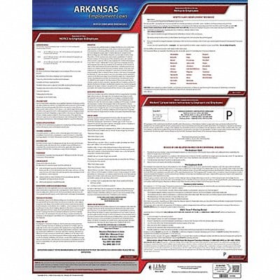 Labor Law Poster State Labor Law AR