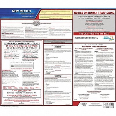 Labor Law Poster State Labor Law NM