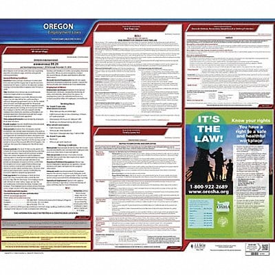 Labor Law Poster State Labor Law OR