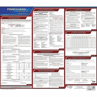 Labor Law Poster State Labor Law PA