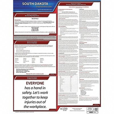Labor Law Poster State Labor Law SD
