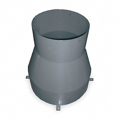 Top Exhaust Duct Adapter 21-15/32 In L