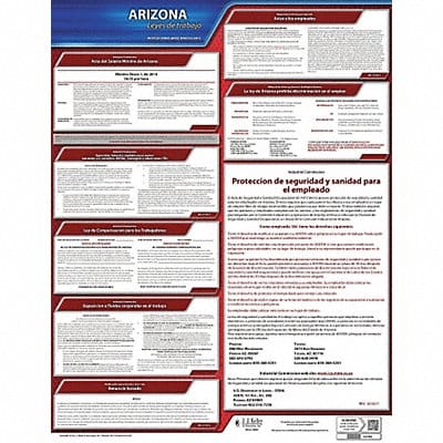 Labor Law Poster State Labor Law AZ