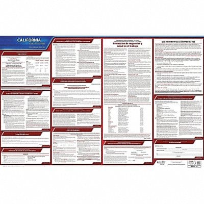 Labor Law Poster State Labor Law CA