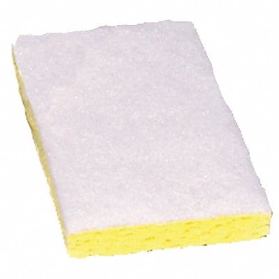 Scrubber Sponge 6 in L White PK20