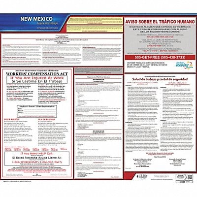 Labor Law Poster State Labor Law NM