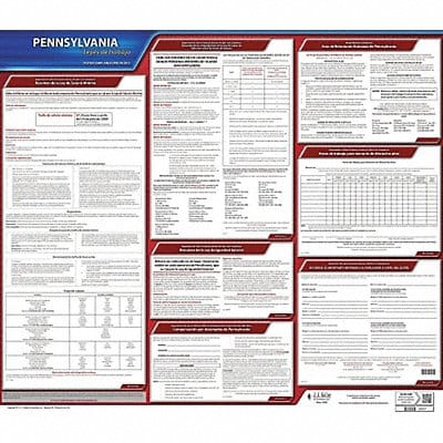 Labor Law Poster State Labor Law PA