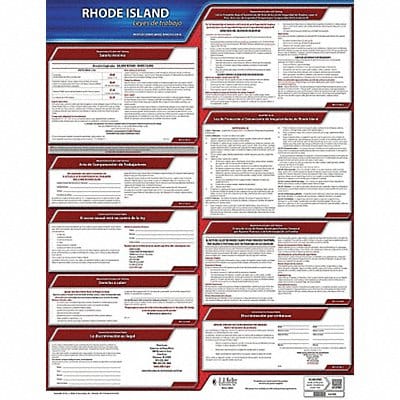 Labor Law Poster State Labor Law RI