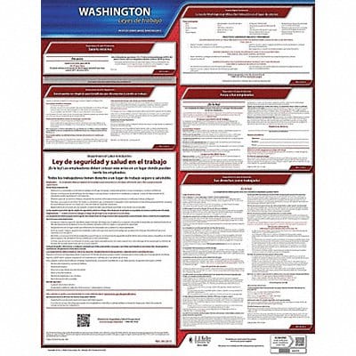 Labor Law Poster State Labor Law WA