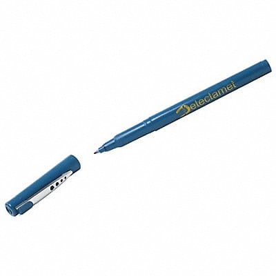 Permanent Marker Fine Tip Blu Ink PK10