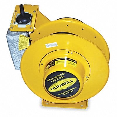 Cord Reel 50 ft 10/3 SOW-A Yellow 600VAC