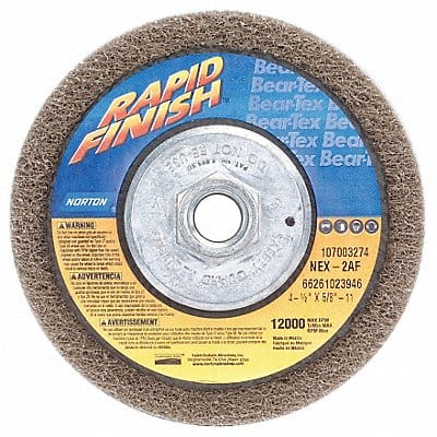 Non-Woven Dep Center Disc 4 1/2 in Dia