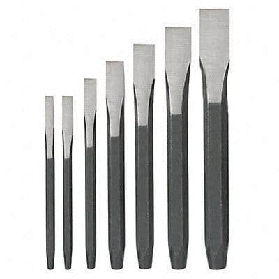 Cold Chisel Set 1/4 To 7/8 7 Pc