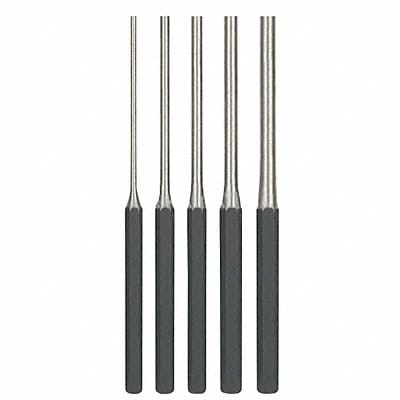 Drive Pin Punch Set 1/8 To 3/8 In 5 Pcs