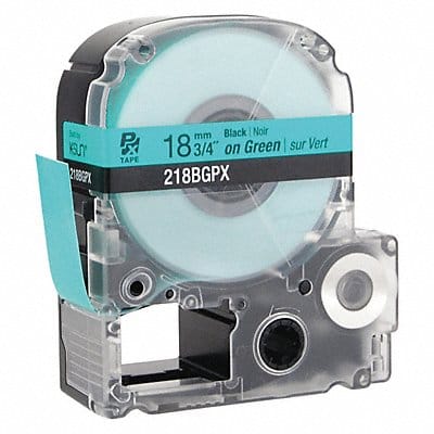 Black Ink/Green Tape 3/4 W