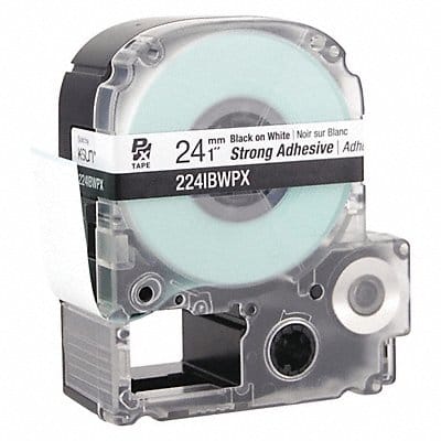 Black Ink/White Tape Strng Adhesive 1 W