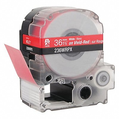 White Ink/Red Tape 1-1/2 W