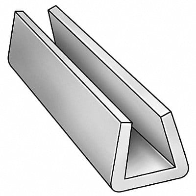 SnapOn Conveyor Guide Rail 1/2x1/2 10ft