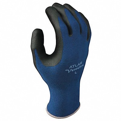 D1519 Coated Gloves Black/Blue S