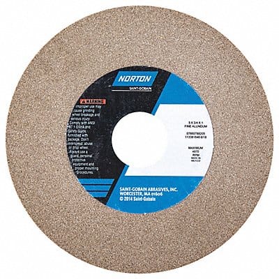 Grinding Wheel 5in.Dia AO 100/120G Brown