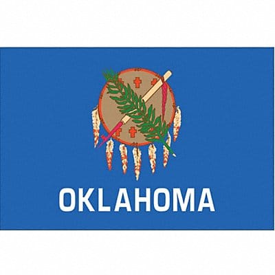 D3761 Oklahoma State Flag 3x5 Ft