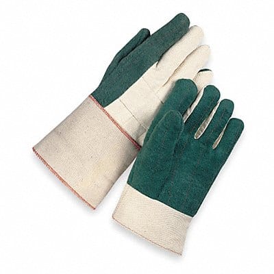 Heat Resistant Gloves Green L Cotton PR