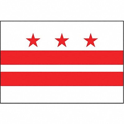D3761 District Of Columbia Flag 3x5 Ft