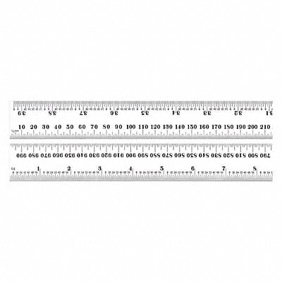Ruler Spring-Tempered Steel 1000mm L