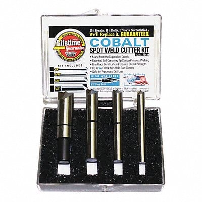 S H IND Cobalt 4pc Spot Weld Cutter Set