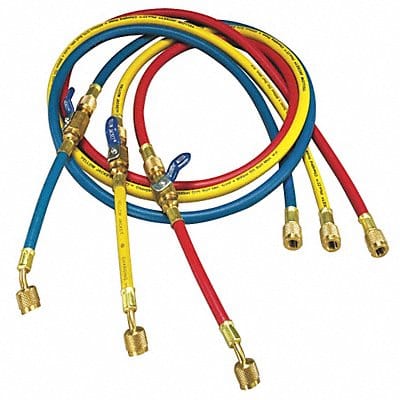 Manifold Hose Set 72 In Red Yellow Blue