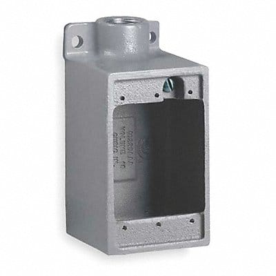 Weatherproof Box 1Gang Malleable Iron