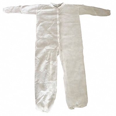 G6092 Coveralls S Wht Polypropylene PK25