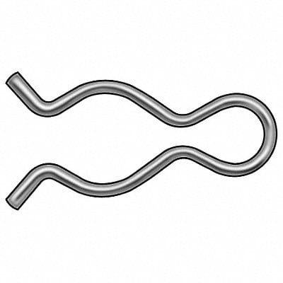 Cotter Pin 3/32 in dia 1.813 in L PK100