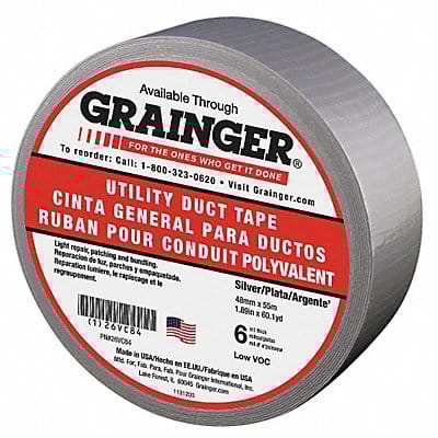 Duct Tape Gray 1 7/8 in x 60 yd 6 mil