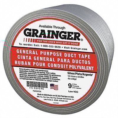 Duct Tape Gray 4 in x 60 yd 9 mil