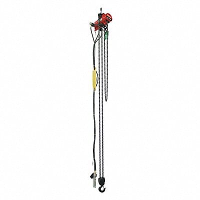 Air Chain Hoist 2000 lb.Cap. 20 ft.Lift