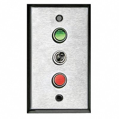 Lighted Toggle Switch 120V Green/Red LED