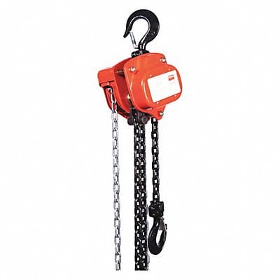 Manual Chain Hoist 2000 lb Lift 10 ft.