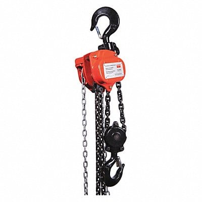 Manual Chain Hoist 6000 lb Lift 20 ft.