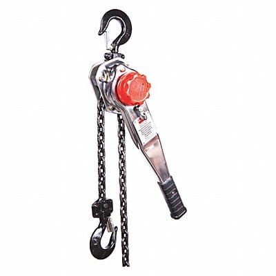 Lever Chain Hoist 3000 lb Lift 5 ft.