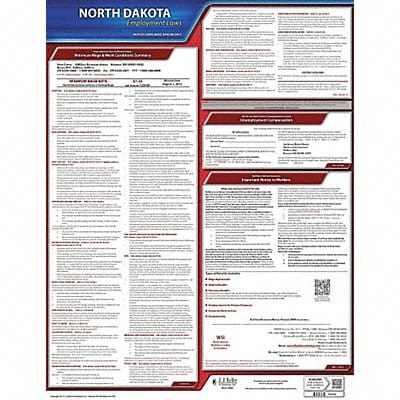 Labor Law Poster State Labor Law ND