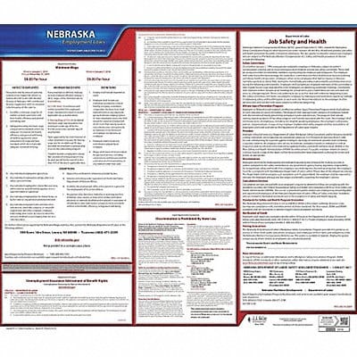 Labor Law Poster State Labor Law NE