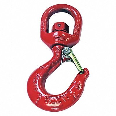 Swivel Hook Carbon Steel 20 000 lb Red