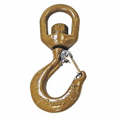 Swivel Hook Alloy Steel 2000 lb Gold